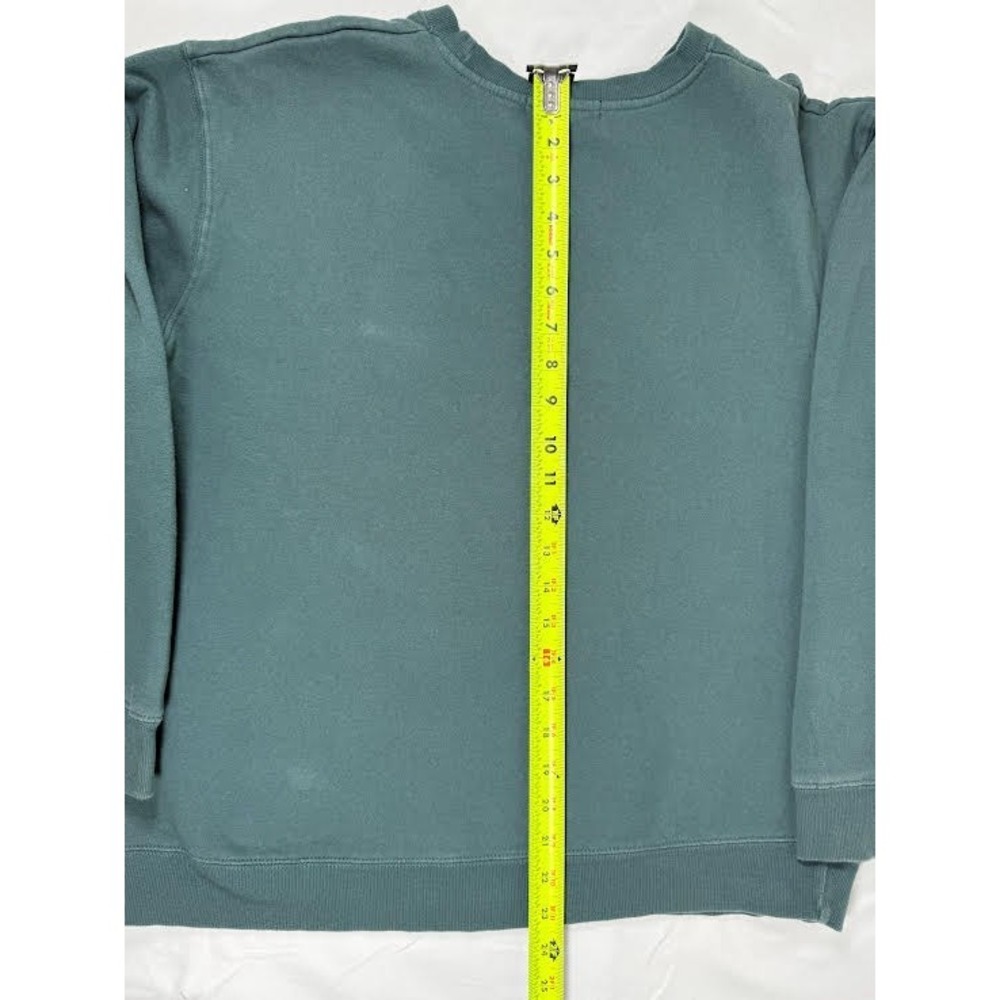 The Vinyl Icons Women's Green Def Leopard Crew Neck Sweatshirt Size Large - Picture 4 of 6